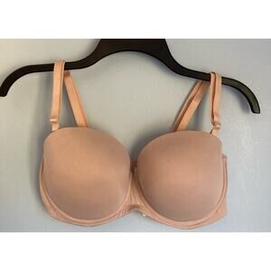 🤑Victoria's Secret PINK Strapless/Multiway Bra Beige 36D
